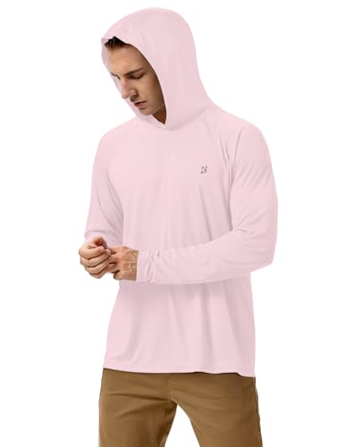Image of Roadbox Mens Fishing Sun Hoodie, Long Sleeve UPF 50+ UV Protection Shirts