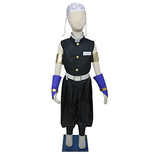 宇髄 天元 子供用 コスプレ用衣装 音柱 鬼殺隊隊服 キッズ kids コスチューム 変身 仮装 変装 Cosplay 文化祭 学園祭 ハロウィン クリスマス 誕生日 忘年会 学園祭 L