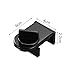 4 Pack Adjustable Sliding Window Locks, Window Wedge Window Stop for Home Office, Black