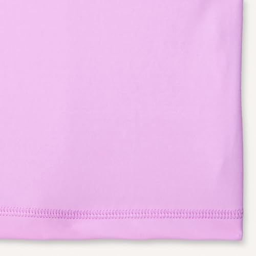 Image of Amazon Essentials Girls and Toddlers' Short Sleeve Slim Fit High-Neck Rashguard T-Shirt