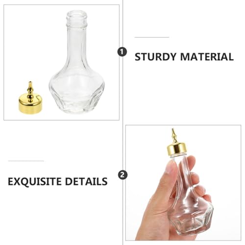 Botellas de bitter de vidrio KICHOUSE: elegancia multifuncional y compacta de 50ml 4