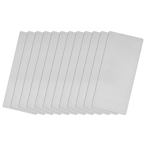 Tarjeta de metal en blanco para grabado láser en manualidades y DIY
