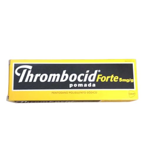 Thrombocid Forte Topical Cream 5 mg/g Fast Absorbing Skin Care Ointment for Bruise Care Heavy Legs & Superficial Vein Comfort 60g Tube