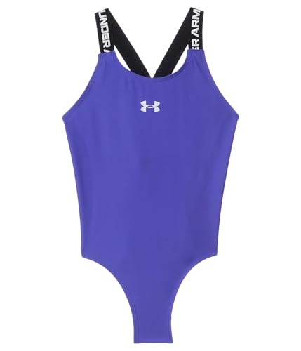 Traje de baño de una sola pieza Under Armour para niñas bañador deportivo elástico