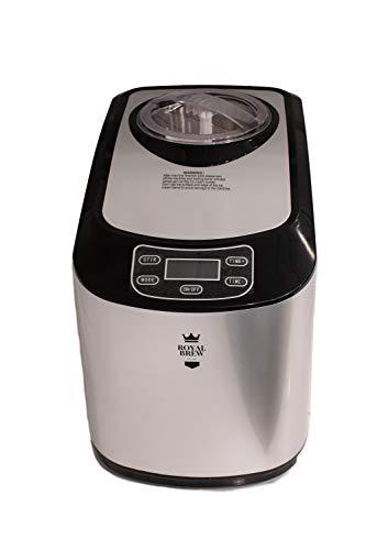 Royal Brew Ice Cream Maker 1.5 Quart Upright Stainless Steel Frozen Yogurt, Sorbet and Gelato Machine with Built-In Compressor (A1 Stainless Steel) - Thumbnail 3