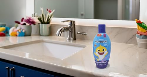 Image of Baby Shark Calming Lavender Baby Shampoo, Paraben Free Gentle Formula, 10 Fl Oz - 12 pack