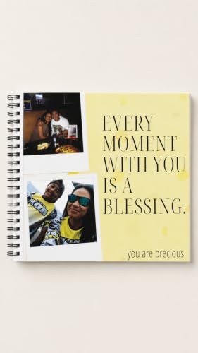 Image of HBH Birthday Keepsake Album with Custom Photos Memory Scrapbook | Customized Photo Frame