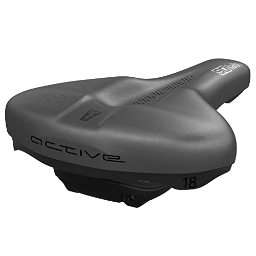 621 Ergolux Active 2.1, City & Comfort SQlab Bicycle Saddle, Black, 21 cm - Image 4