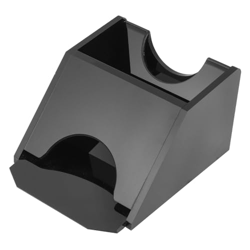Chaussure imperméable noire acrylique pour croupier portable et jeux de table