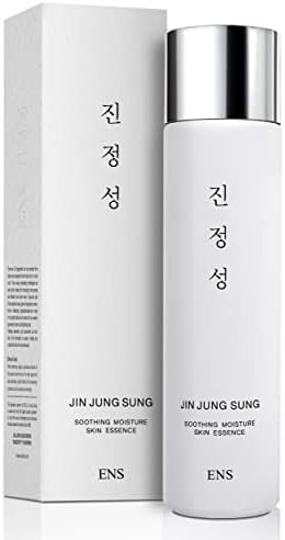 JIN JUNG SUNG Soothing Non-sticky Face Moisturizer Essence Serum 5 Oz Oily Dry Sensitive Skin Tone Evening Deep Inner Moisturizing 7-Hyaluronic Acids Beta-Glucan Niacinamide Men Women Korean Skincare