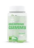 Creatina Gummy, Sabor Maça Verde (60 Gomas) 3g de Creatina por Dose, Zero Açúcar - My Fit