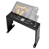 Universal Fish Finder Graph Mount for Boat, Deck Marine Electronic Mount, Reserve Foot Pedal Space, Compatible with Garmin/Lowrance/Humminbird and More (8