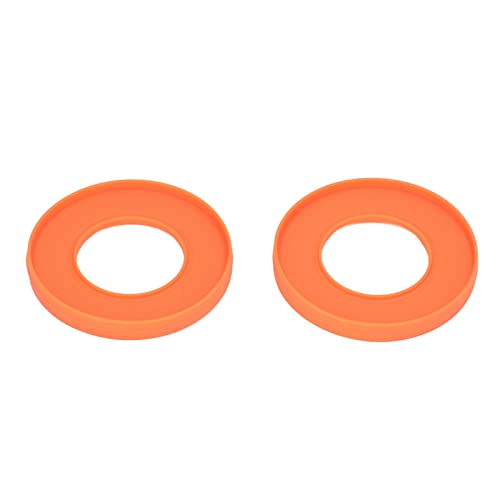 Uadme 2 pulseras de silicona, pulseras impermeables para el hogar con fijación simétrica de ventosa, flexibles y cómodas para limpiar la cocina, color naranja, Silicona