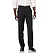 Amazon Essentials Men's Classic-Fit Expandable-Waist Flat-Front Dress Trouser, Black, 36W / 32L