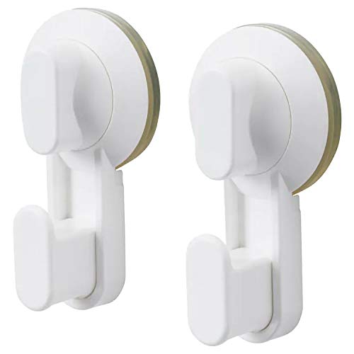 Ikea Synthetic Rubber, ABS Plastic Hook with Suction Cup, White (2 Pieces)-image-33