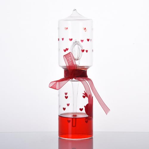 Yawdil Jouets éducatifs Science Energy Museum Toy Love Meter Main chaudière thermomètre Spirale Verre Jouet Saint Valentin Cadeaux