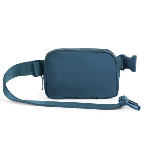 Image of ODODOS Unisex Mini Belt Bag with Adjustable Strap Small Fanny Pack for Workout Running Traveling Hiking, Navy Blue