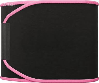 Waist Trainer Belt for Women Waist Trimmer Corset with Adjustable Closure for Weight Loss Workout Pink