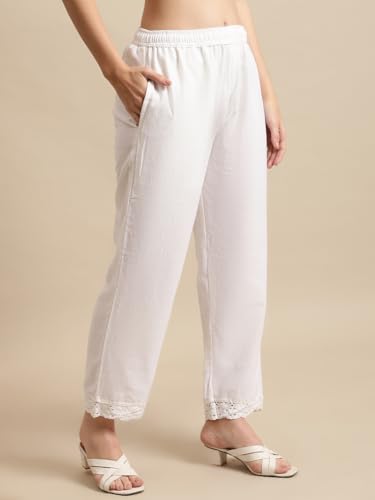 Image of Pistaa's Women's Regular Fit High Rise Palazzo