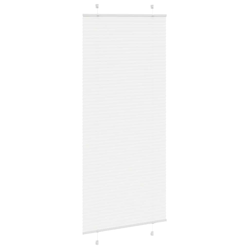 Roleta gładka biała 90x200 cm Poliester