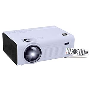 RCA RPJ136 Home Theater Projector – 1080p Compatible, High Res, Bright, White