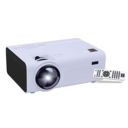 RCA RPJ136 Home Theater Projector - 1080p Compatible, High Res, Bright, White