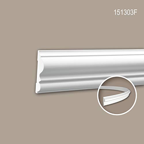 Cimaise flexible haut de gamme Profhome 151303F polyuréthane 2m