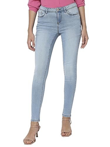 Image of VERO Moda Women High Rise Skinny Fit Light Fade Stretchable Jeans