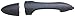 Dorman 90741 Exterior Door Handle Compatible with Select Ford / Mazda Models, Carbon Fiber