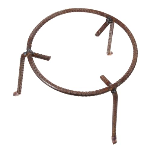 FUNOMOCYA Mini Wok Holder for Fire Pit Outdoor Metal Pot Stand Camping Cooking Accessory