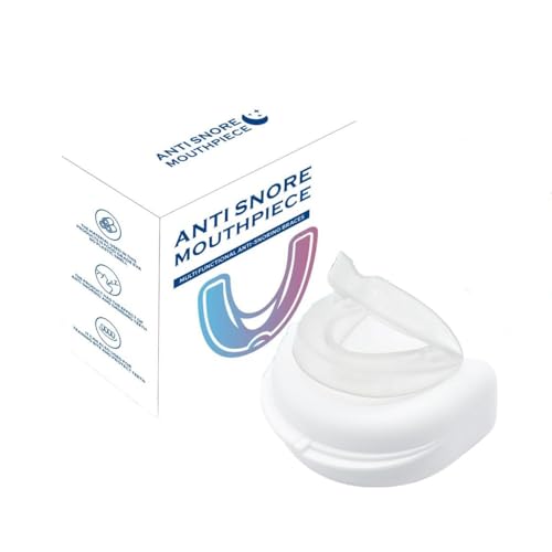 XFSRG Gouttiere Dentaire Protège-dents Réglable Kit Anti Ronflement Orthèse Anti Ronflement Anti-grincement de Dents Nocturne Pour Un Sommeil Plus Confortable et Reposant(Transparent)