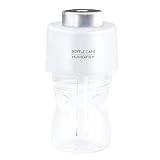 Eutuxia Mini Portable Bottle Caps Humidifier with USB Cable and 2 Filters. Compatible with Any PET Bottles. Perfect for Office, Car, Airplane, Bedroom, Etc. Cool Soothing Mist and Blue LED Mood Light.