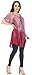 Sakkas 19218 - Marzia Women's Loose Fit Short Sleeve Casual Tie Dye Batik Blouse Top Tunic - 19208-Pink - OSP