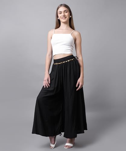 Image of Rayon Comfort Fit Palazzo