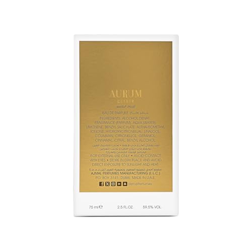 AJMAL Aurum Elixir eau de parfum tenue prolongée contre les odeurs - 6