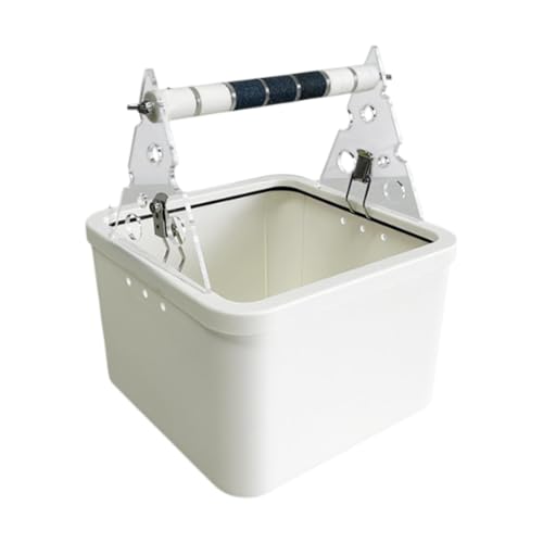 IEUDNS Bird Table Top Stand Playstand Training Toy Birdcage Accessories Easy Cleaning Removable Palyground Perch for Cockatoo Macaw