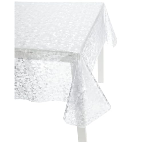 SPECIFICHE: Composizione fronte 100% PVC trasparente goffrato.Spessore 23/100.Lavaggio a mano.Made in Extra UE.