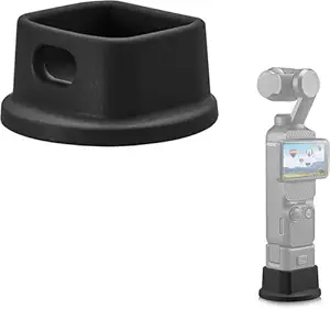 ELFOG Silicone Non-Slip Desktop Mount Suitable for DJI Osmo Pocket 3, Lightweight and Compact, Osmo Pocket 3 Accessories (Silicone Black)