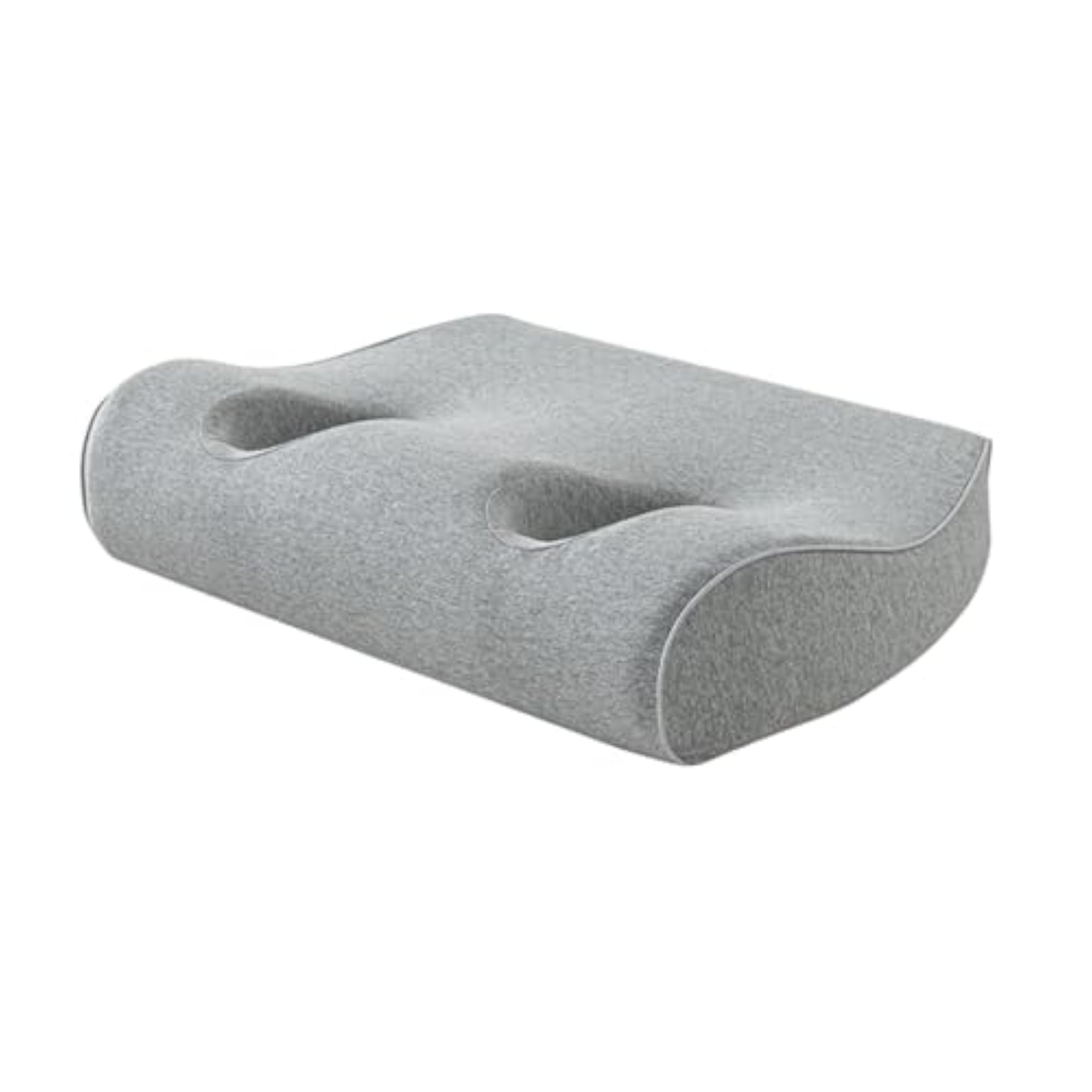 Ear Hole Pillow Side Pillow for Bedroom, Light Gray