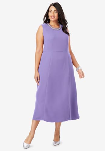 Jessica London Women's Plus Size 2-Piece Beaded Jacket Dress4