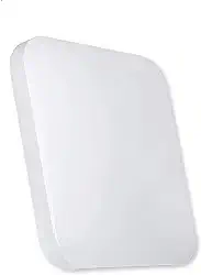 Plafon Led 18w Borda Infinita Quadrado Sobrepor E Embutir (Branco Quente)