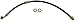 Dorman H620416 Rear Passenger Side Brake Hydraulic Hose Compatible with Select Acura Models