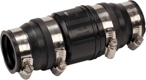 Image of Red Lion SCV114 1-1 /4-Inch and 1-1 /2-Inch ABS Vertical Sump Pump Check Valve, Black, 14942901 (Pack of 6)