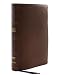 KJV, Reference Bible, Center-Column Giant Print, Premium Goatskin Leather, Brown, Premier Collection, Comfort Print: Holy Bible, King James Version