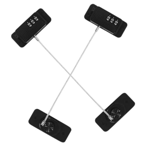 Abaodam 2個冷蔵庫 ドア ロック キャビネット 引き出し ロック コンビネーション式 鍵付き 保護用 ワイヤー錠