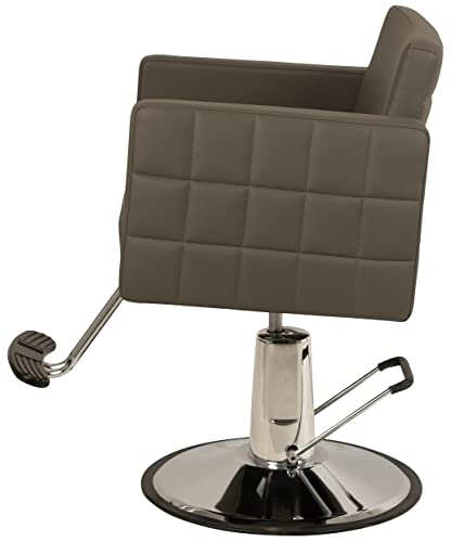 Buy-Rite-Salon-Spa-Equipment-Icon-Styling-Chair-for-Professional-Salons-and-Barbers-Features-a-Wide-Seat-with-Quilted-Design-Strong-Frame-Hydraulic-Pump-Gray-YLG-192-GRY