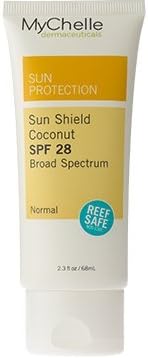 New 2007 products Mychelle Dermaceuticals Sun Shield Spf 28 Coconut - 2.3 Fl Oz