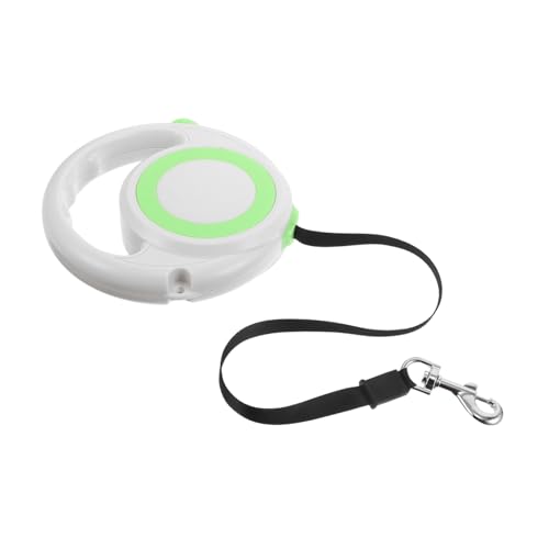 Yardwe Retractable Dog Leash Adjustable Pet Traction Rope with Automatic Expandable Ring for Puppy Small Medium Large Dog Walking Leash Tangle Free Design