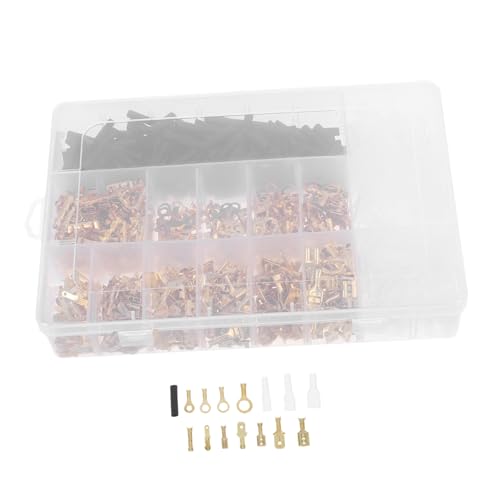 Kit connecteurs de fils males femelles BESTYASH 1050 pieces pour haut parleur