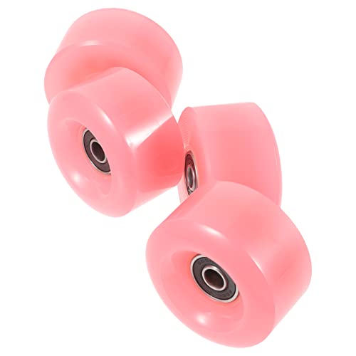 JOINPAYA 4Pcs Durable Roller Skate Wheels High Elastic PU Material Easy to Install Skates Accessories for Smooth Skating Tile Comfortable